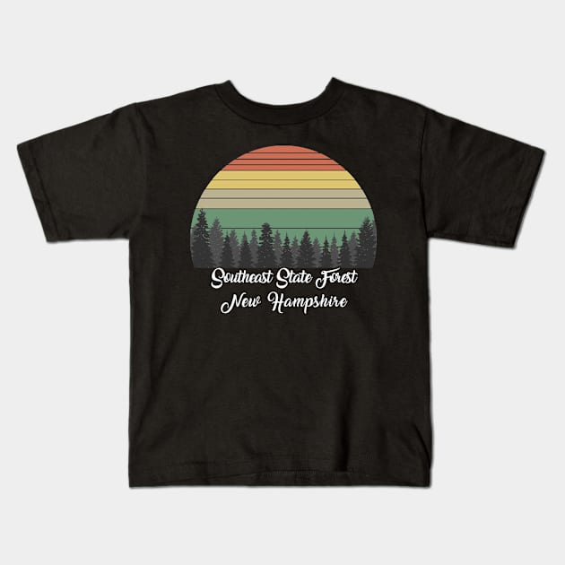 Southeast State Forest Kids T-Shirt by Kerlem